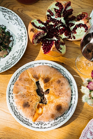 Кубдари, пирогс мясом из Сванетии