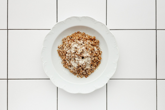 Греча с пармезаном