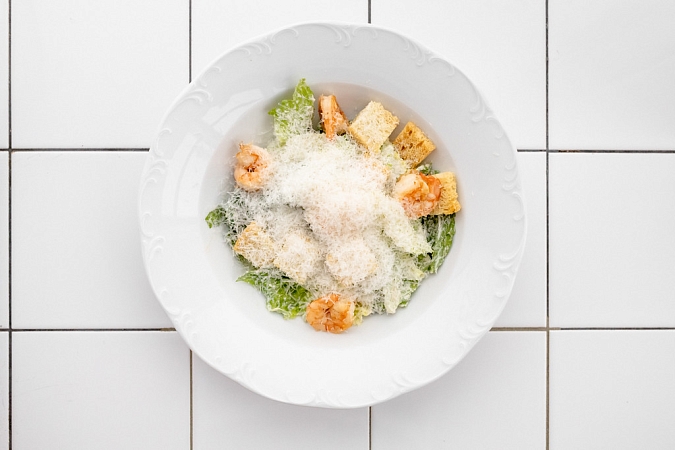 Цезарь с креветками