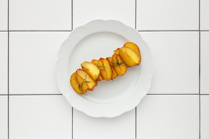 Картофель с розмарином