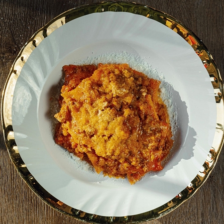 Равиоли дель плин с соусом болоньезе