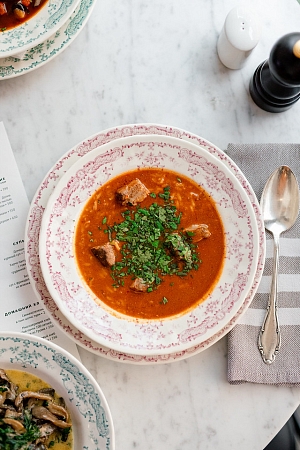 Харчо пастуший с говяжьей грудинкой