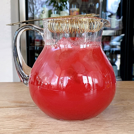 Домашний лимонад малина-базилик 0,5 л