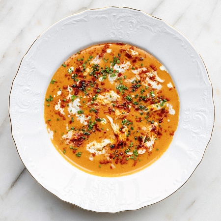 Крем-суп из камчатского краба