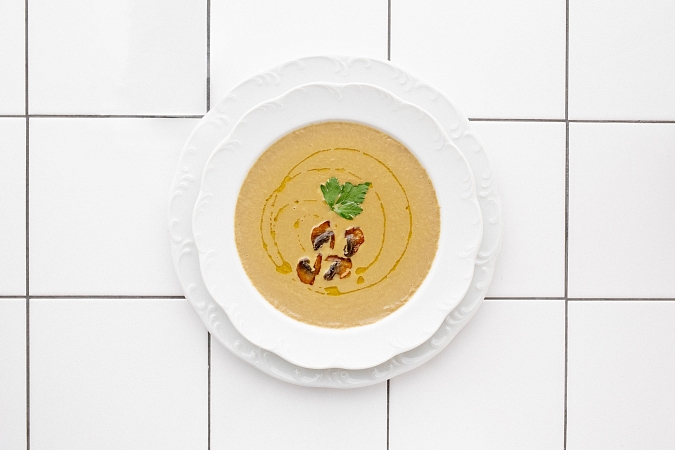 Крем-суп грибной