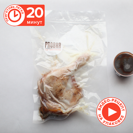 Утиная ножка "конфи" с соусом, 190/45 гр п\ф