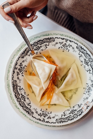 Домашний куриный суп