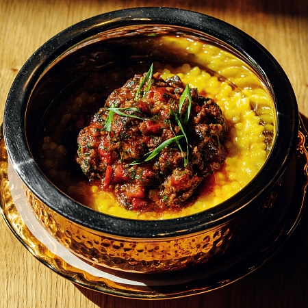 Кефта - котлетки из ягненка с сардинской фреголой