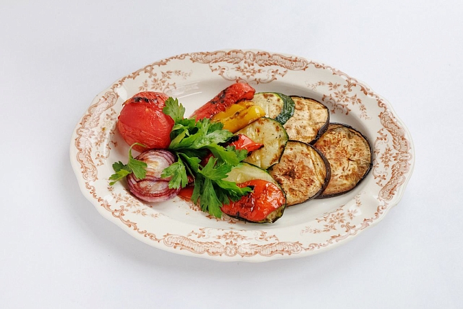 Овощи на мангале