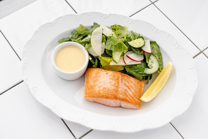 Стейк из лосося