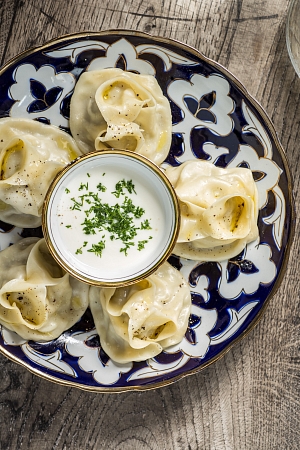 Манты с бараниной 5 шт.