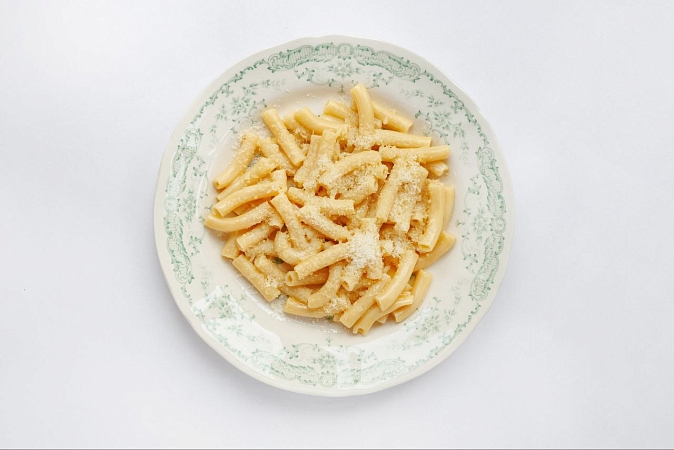 Домашние макароны с сыром