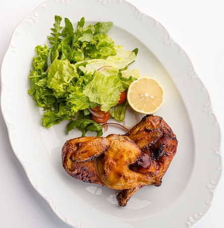 Цыпленок алла дьявола на углях