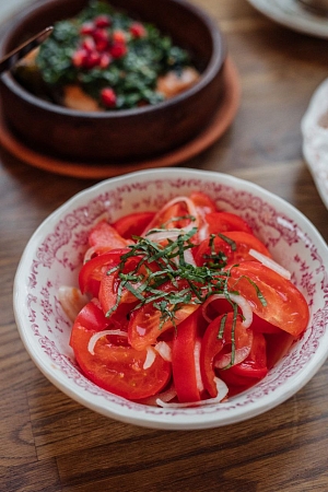 Салат Ачик-чучук с узбекскими помидорами