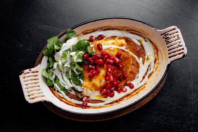 Палтус в соусе храйме