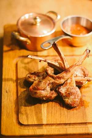 Ребра ягненка на гриле